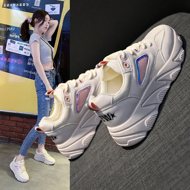 Women's breathable sneakers 2021 spring new student running casual shoes women's sports shoes women